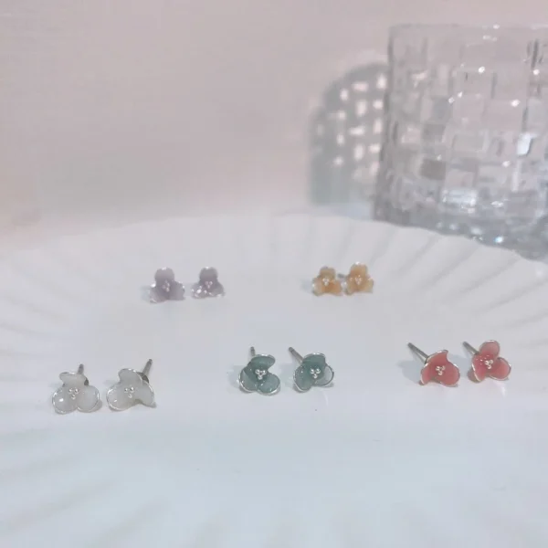 微花·耳環 *.｡☂ 銀線款 | 鈦鋼