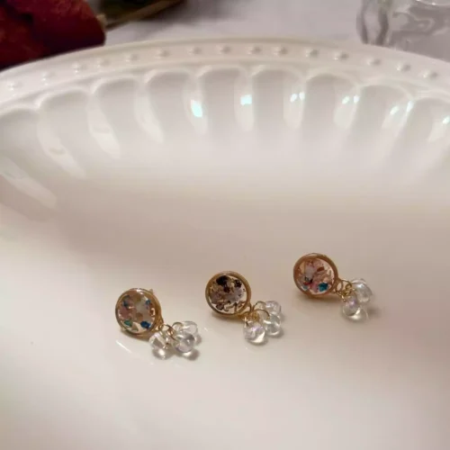 LINE_ALBUM_復古水滴珠_250730_9 復古水滴珠·耳環*.。☂ | 鈦鋼