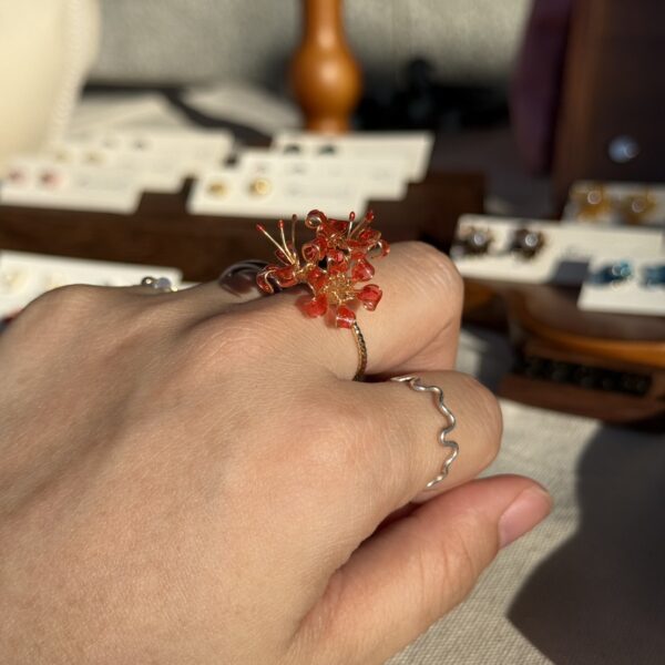 花開彼岸·戒指 *.｡ ☂ | 黃銅