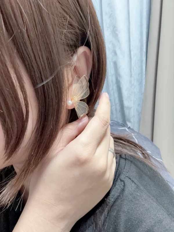 曦光蝴蝶·耳環 *.｡☂ | 鈦鋼