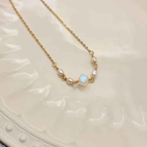 北國之藍-捷克珠珍珠·項鍊*.｡☂ 珍珠天然石系列 | 美國注金