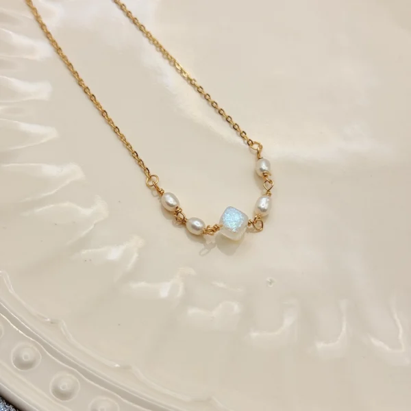 北國之藍-捷克珠珍珠·項鍊*.｡☂ 珍珠天然石系列 | 美國注金