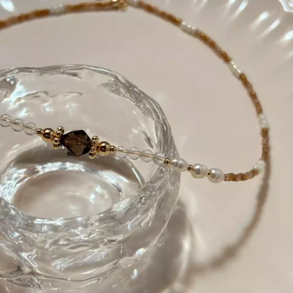 暮光 crepuscolo·項鍊*.｡☂ 珍珠天然石系列 | 黃銅