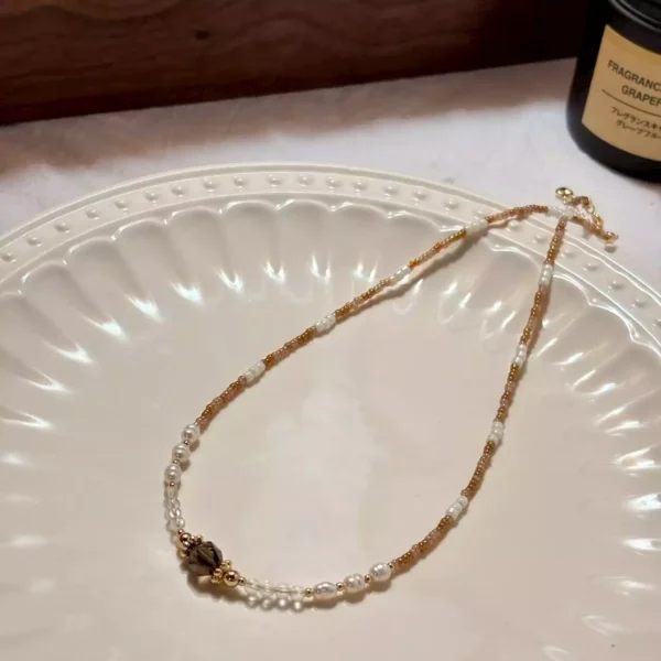 暮光 crepuscolo·項鍊*.｡☂ 珍珠天然石系列 | 黃銅