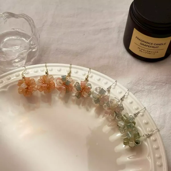 LINE_ALBUM_緞帶球-新版_250919_5 緞帶球·耳環 *.。 ☂ | 黃銅