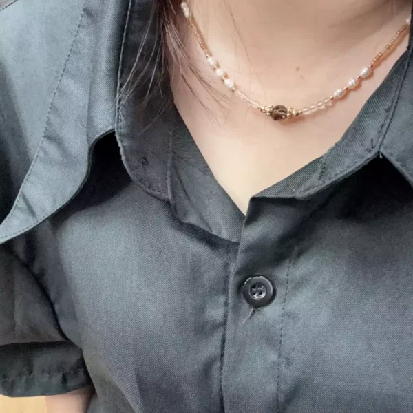 暮光 crepuscolo·項鍊*.｡☂ 珍珠天然石系列 | 黃銅