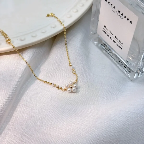 珍珠小花·手鍊*.｡☂ 珍珠天然石系列 | 美國注金