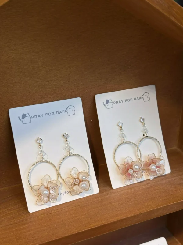 9FC07137-2BEE-4BAF-8D2D-9E7C262AA2F5 浪花·耳環 *.。 ☂ | 黃銅