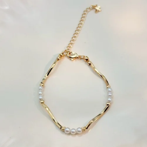 LINE_ALBUM_20251017_251017_21 月光小徑·手鍊*.。☂ 珍珠天然石系列 | 黃銅