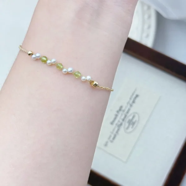 晨露詩篇·手鍊*.｡☂ 珍珠天然石系列 | 美國注金