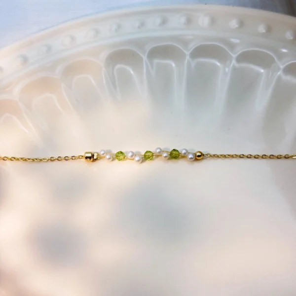 晨露詩篇·手鍊*.｡☂ 珍珠天然石系列 | 美國注金