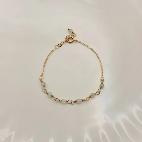 六星之願-橄欖石手鍊*.｡☂ 珍珠天然石系列 | 美國注金