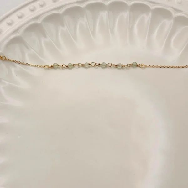 六星之願-橄欖石手鍊*.｡☂ 珍珠天然石系列 | 美國注金