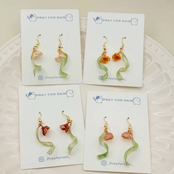 鈴鈴蘭·耳環 *.｡ ☂ | 黃銅