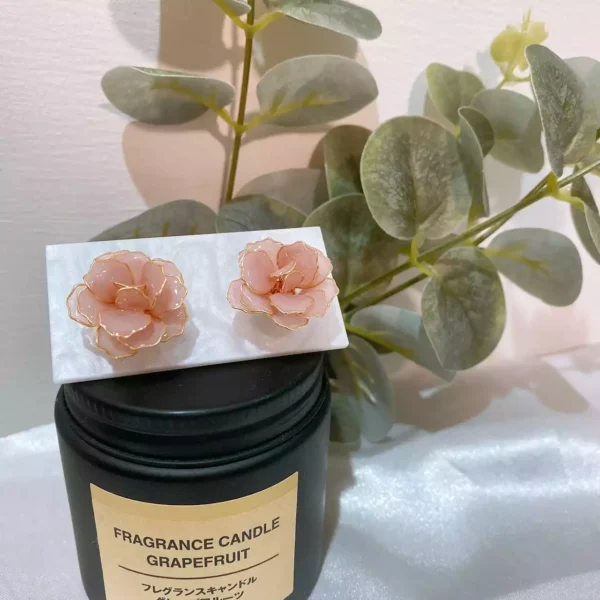 一朵玫瑰·耳環 *.｡ ☂ | 鈦鋼