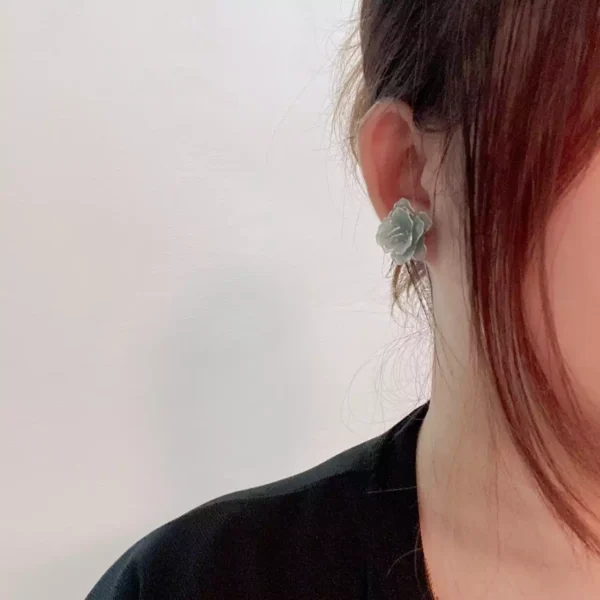 一朵玫瑰·耳環 *.｡ ☂ | 鈦鋼