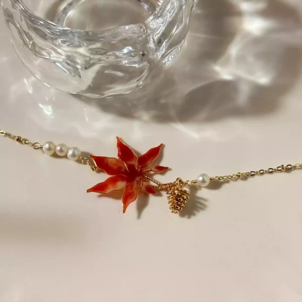 一葉知秋·手鍊 *.｡ ☂ | 黃銅