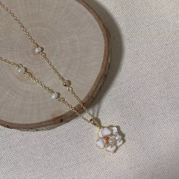 天雨花·項鍊 *.｡☂  | 黃銅