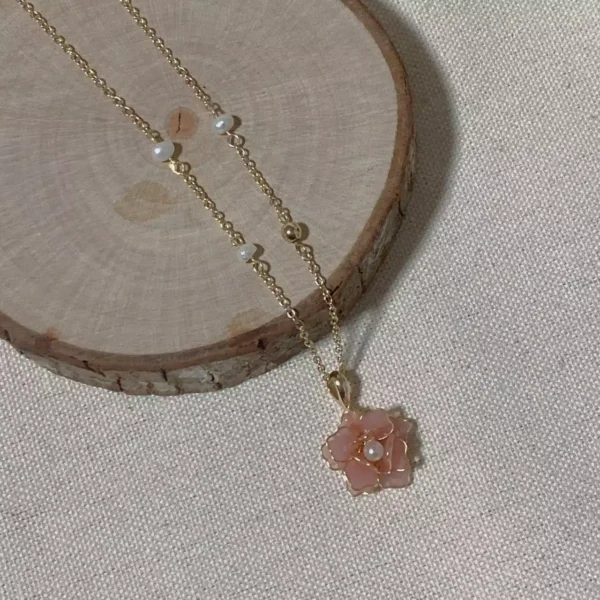 天雨花·項鍊 *.｡☂  | 黃銅