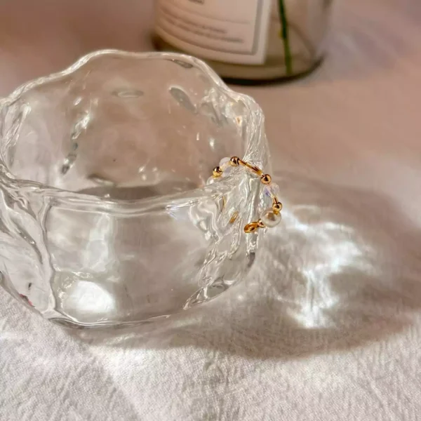 拾光水晶·耳骨夾 *.｡ ☂ | 黃銅