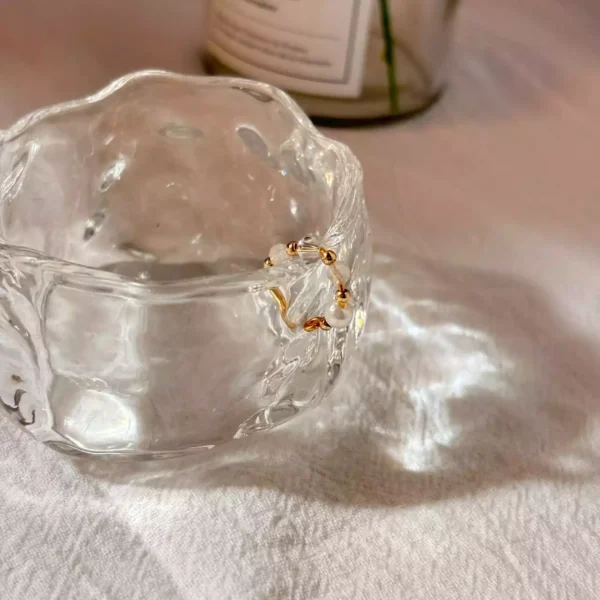 拾光水晶·耳骨夾 *.｡ ☂ | 黃銅