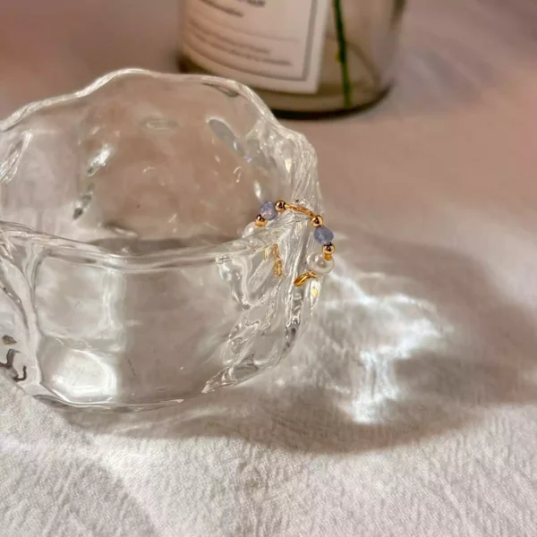 拾光水晶·耳骨夾 *.｡ ☂ | 黃銅