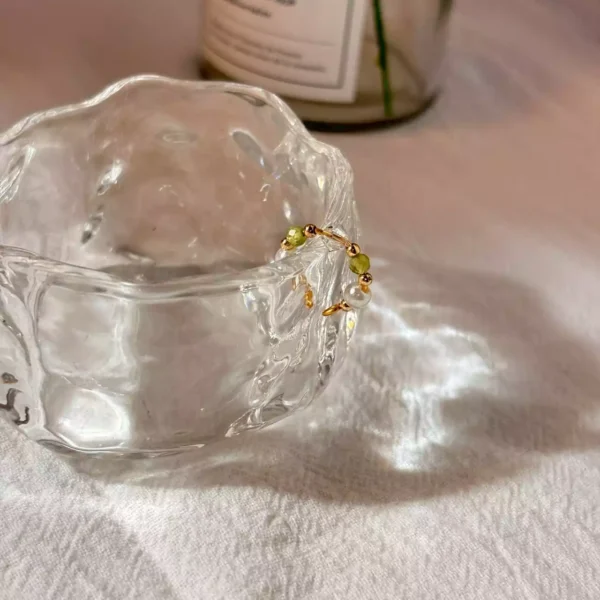 拾光水晶·耳骨夾 *.｡ ☂ | 黃銅