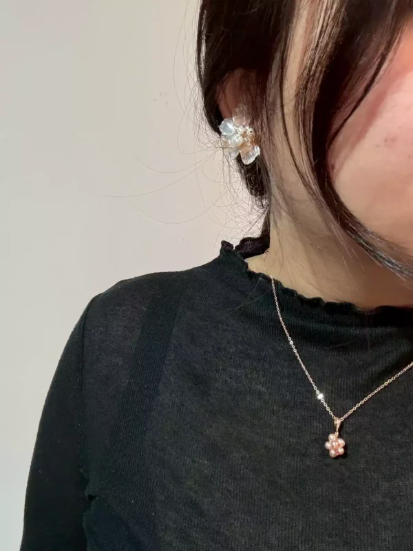 桃氣珍珠·項鍊*.｡☂ 珍珠天然石系列 | 美國注金