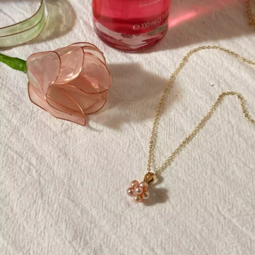 LINE_ALBUM_桃氣珍珠項鍊_251114_5 桃氣珍珠·項鍊*.。☂ 珍珠天然石系列 | 美國注金