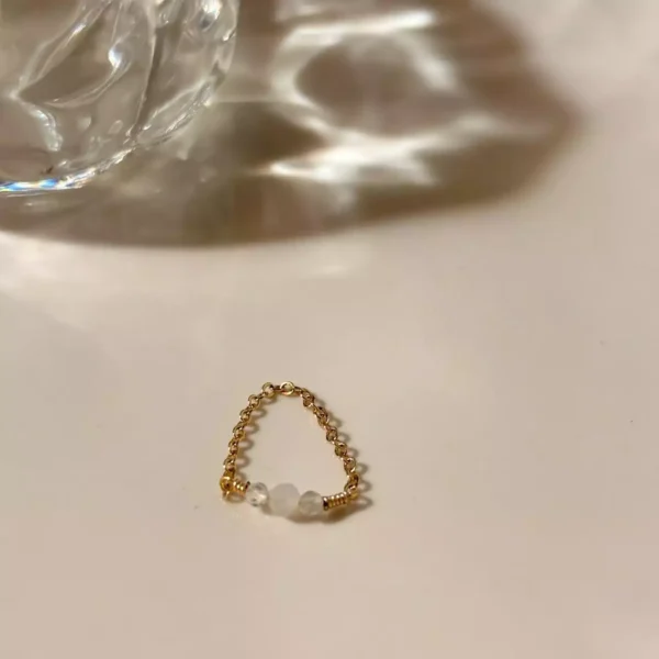 氣質鍊戒*.｡☂ 珍珠天然石系列 | 美國注金