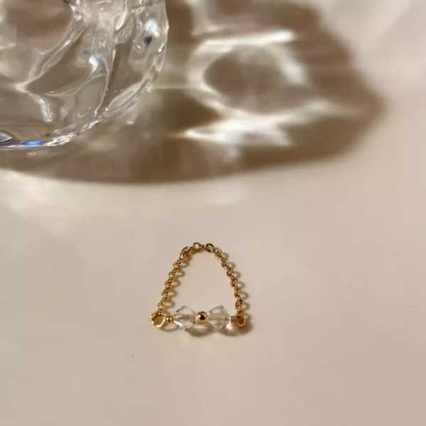 氣質鍊戒*.｡☂ 珍珠天然石系列 | 美國注金