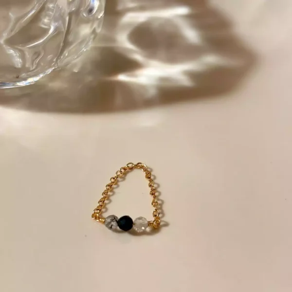 氣質鍊戒*.｡☂ 珍珠天然石系列 | 美國注金