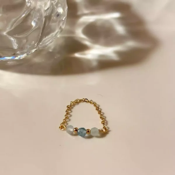 氣質鍊戒*.｡☂ 珍珠天然石系列 | 美國注金