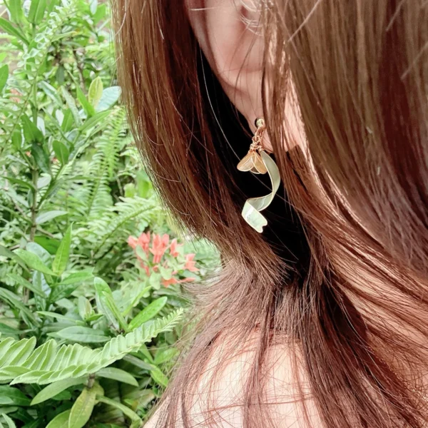 鈴鈴蘭·耳環 *.｡ ☂ | 黃銅