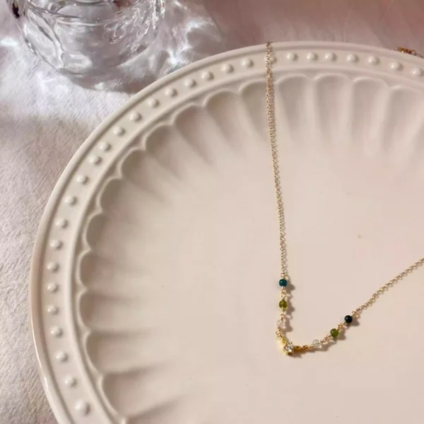 茉莉公主·項鍊*.｡☂ 珍珠天然石系列 | 美國注金