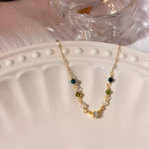 茉莉公主·項鍊*.｡☂ 珍珠天然石系列 | 美國注金