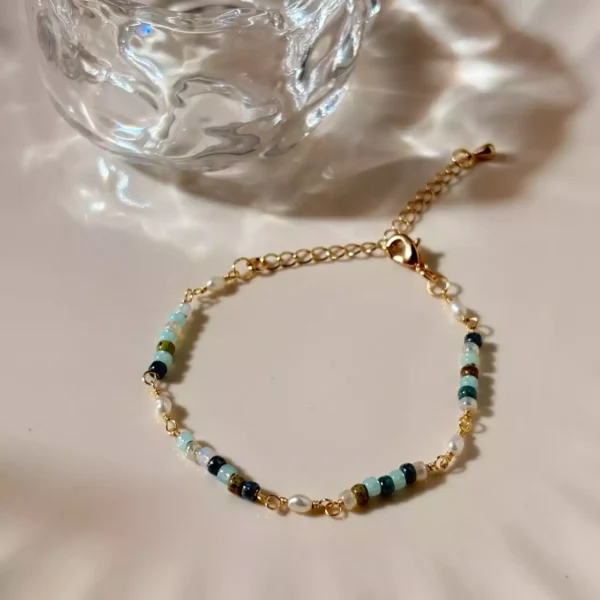 莫內花園·手鍊*.｡☂ 珍珠天然石系列 | 美國注金