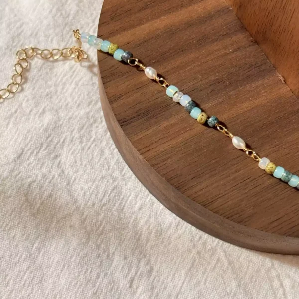 莫內花園·手鍊*.｡☂ 珍珠天然石系列 | 美國注金