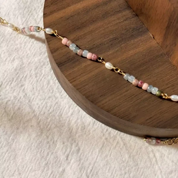 莫內花園·手鍊*.｡☂ 珍珠天然石系列 | 美國注金