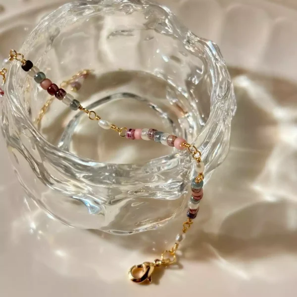 莫內花園·手鍊*.｡☂ 珍珠天然石系列 | 美國注金