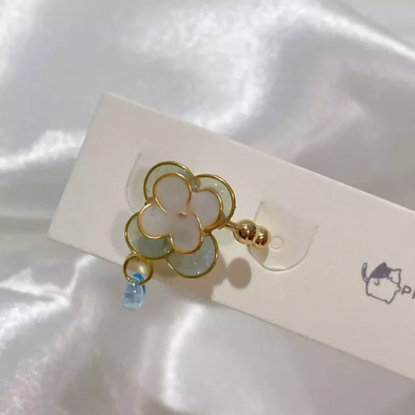 花開漫漫·耳骨夾 *.｡ ☂ | 黃銅