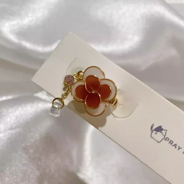 花開漫漫·耳骨夾 *.｡ ☂ | 黃銅