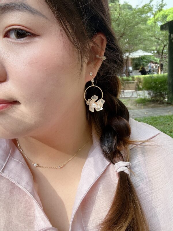 拾光水晶·耳骨夾 *.｡ ☂ | 黃銅