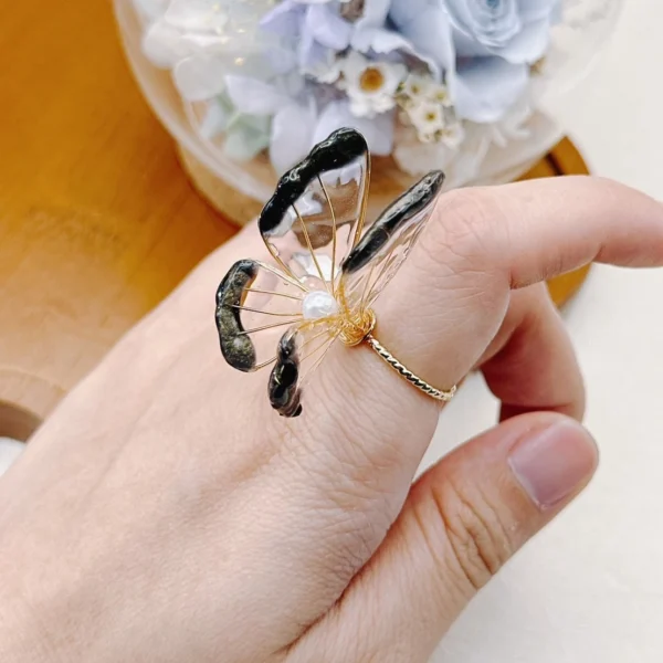 曦光蝴蝶·戒指 *.｡☂ | 黃銅