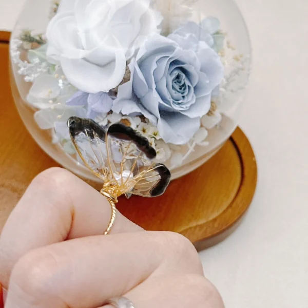 曦光蝴蝶·戒指 *.｡☂ | 黃銅