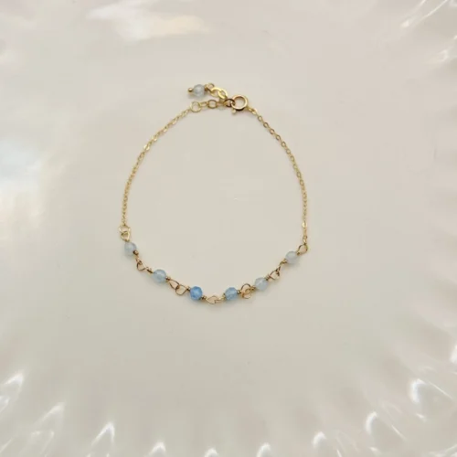 S__66232436_0 六星之願-海藍寶石手鍊*.。☂ 珍珠天然石系列 | 美國注金