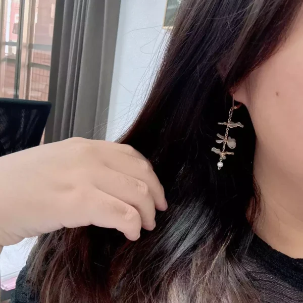 c3a1w-odyl3 波光粼粼·耳環 *.。 ☂ | 黃銅