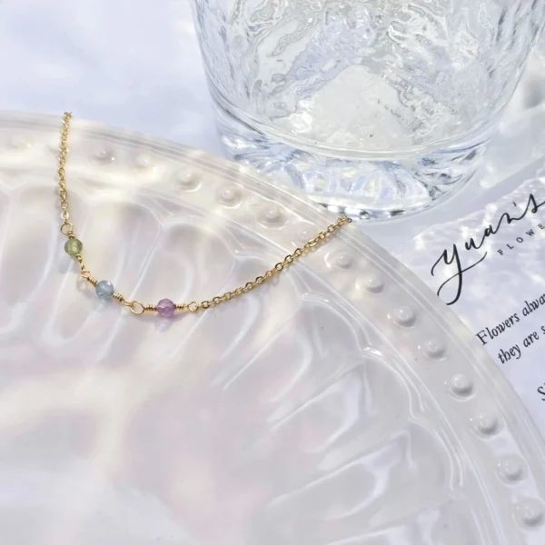 糖果三重奏·手鍊*.｡☂ 珍珠天然石系列 | 美國注金