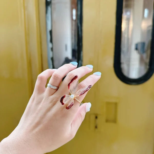 曦光蝴蝶·戒指 *.｡☂ | 黃銅