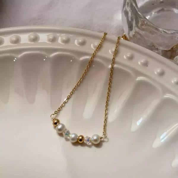 維納斯的微笑·項鍊*.｡☂ 珍珠天然石系列 | 美國注金